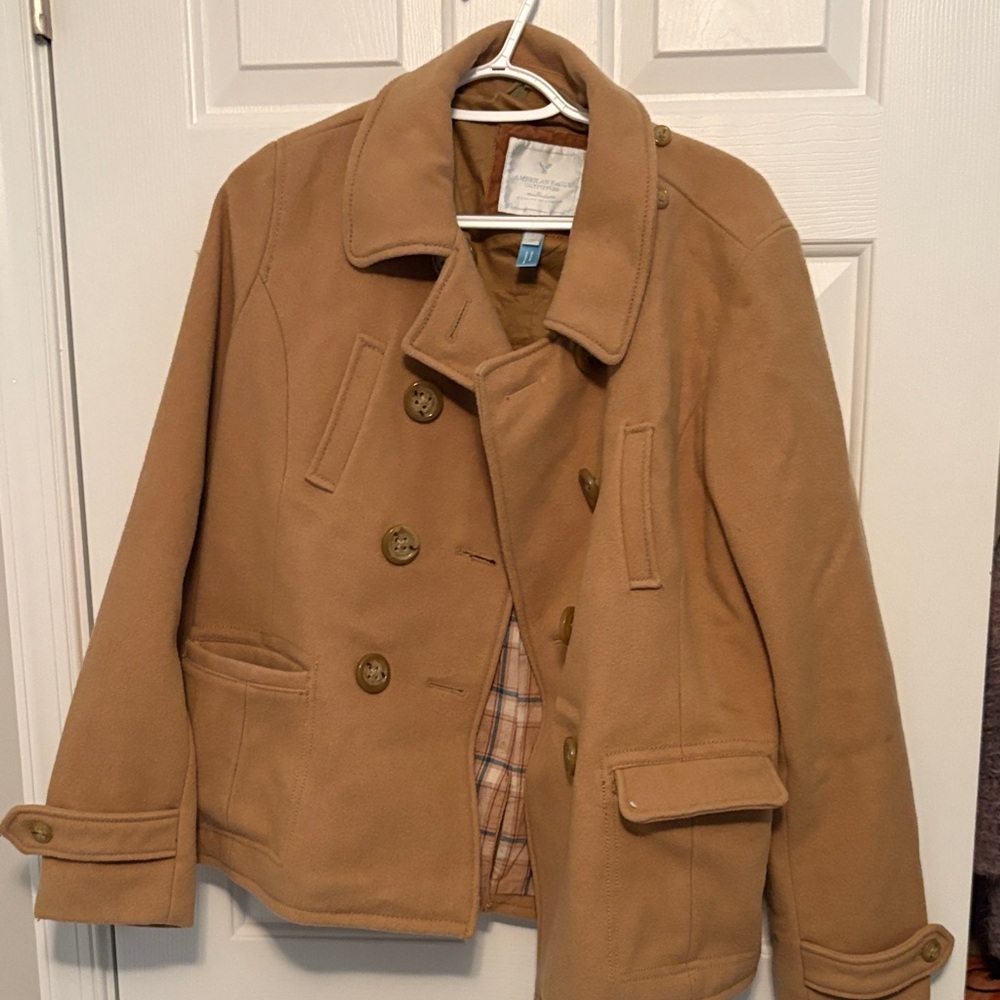 American Eagle Outfitters Kids Camel Peacoat